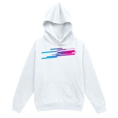 Men's Graphic Hoodie Colorful Digital Brushstroke Lines On Minimalist Modern Hoodie