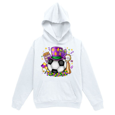 Men's Graphic Hoodie Carnival Magic With Top Hat And Sparkling Soccer Ball