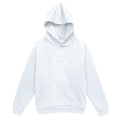 Men's Graphic Hoodie skull creature with burgers and spatulas