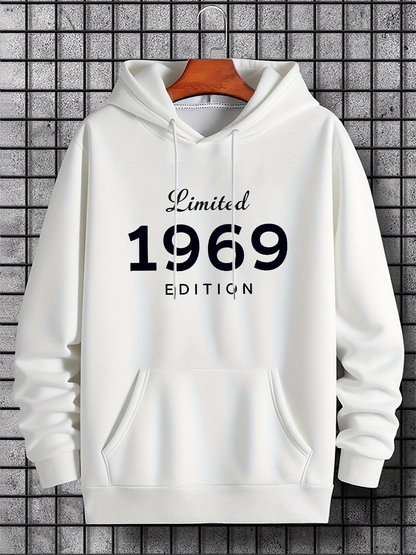 Men's Graphic Hoodie Limited 1969 Edition Bold Retro Numero Hoodie