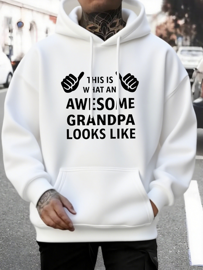Men's Graphic Hoodie This Is What An Awesome Grandpa Looks Like With Graphic Hands Hoodie