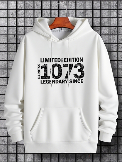 Men's Graphic Hoodie Limited Edition Numbers Legendary Since Hoodie