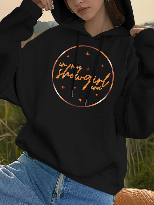 Women's Graphic Hoodie Western Showgirl Moonlight Glow With Shining Stars Hoodie