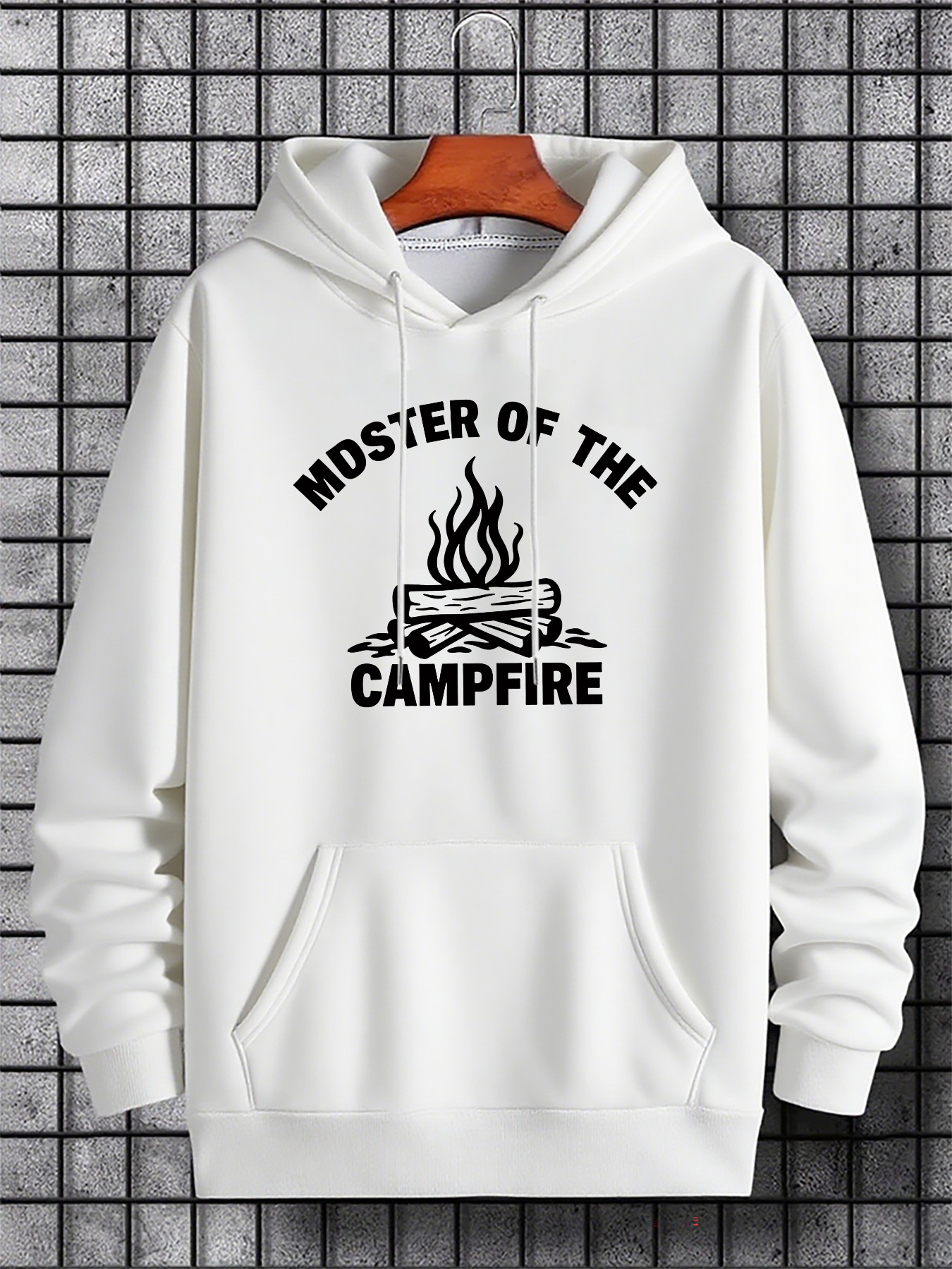 Men's Graphic Hoodie Master Of The Campfire Cozy Flames Under Starry Night Campfire