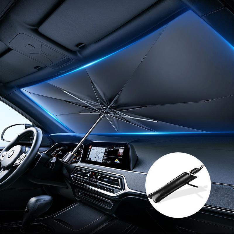 Portable car sunshade, windshield sunshade, foldable windshield sunshade, car exterior accessories, daily car windshield cool
