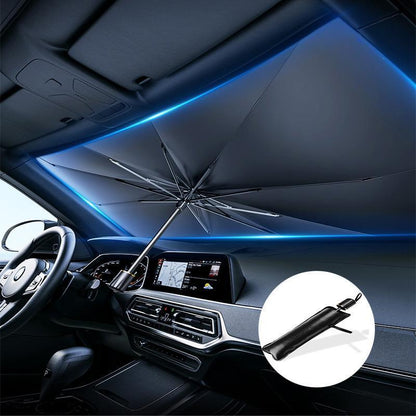 Portable car sunshade, windshield sunshade, foldable windshield sunshade, car exterior accessories, daily car windshield cool
