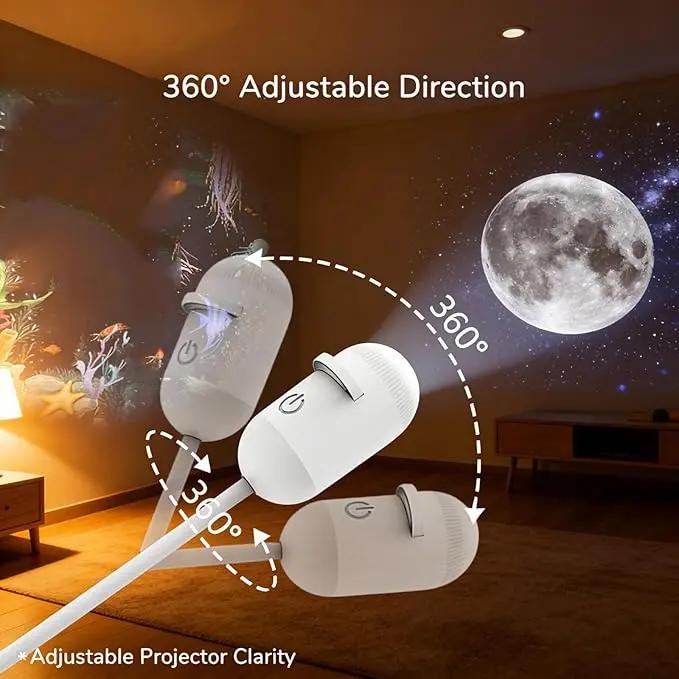Galaxy Projector 2-in-1 Starry Sky Projector, Galaxy Star Projector Starry Projector Light, Galaxy Dual-Mode N - image 4