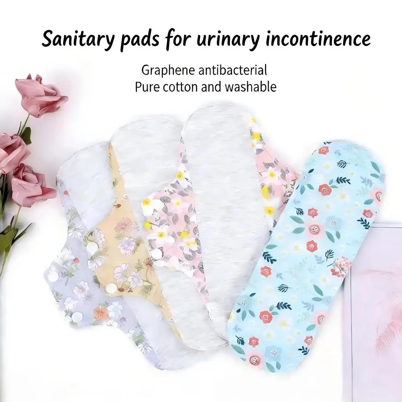 12 PCS Reusable Graphene Incontinence Pad – Bladder Leak-Proof, Breathable, Antibacterial, Eco-Friendly Absorb - image 3