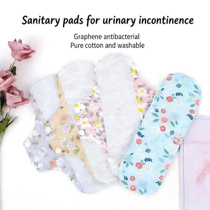 12 PCS Reusable Graphene Incontinence Pad – Bladder Leak-Proof, Breathable, Antibacterial, Eco-Friendly Absorb - image 3