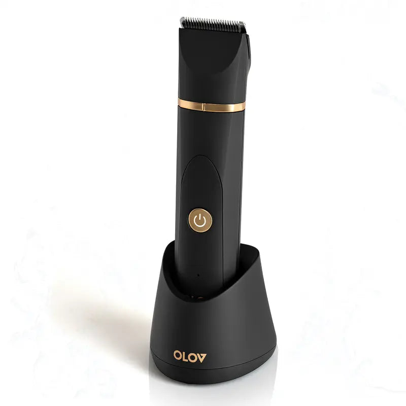 OLOV Electric Body Hair Shaver-Groin Hair Trimmer, Ball Trimmer for Men - Replaceable Ceramic Blade Heads,USB  - image 9