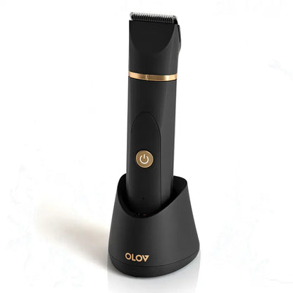 OLOV Electric Body Hair Shaver-Groin Hair Trimmer, Ball Trimmer for Men - Replaceable Ceramic Blade Heads,USB  - image 9