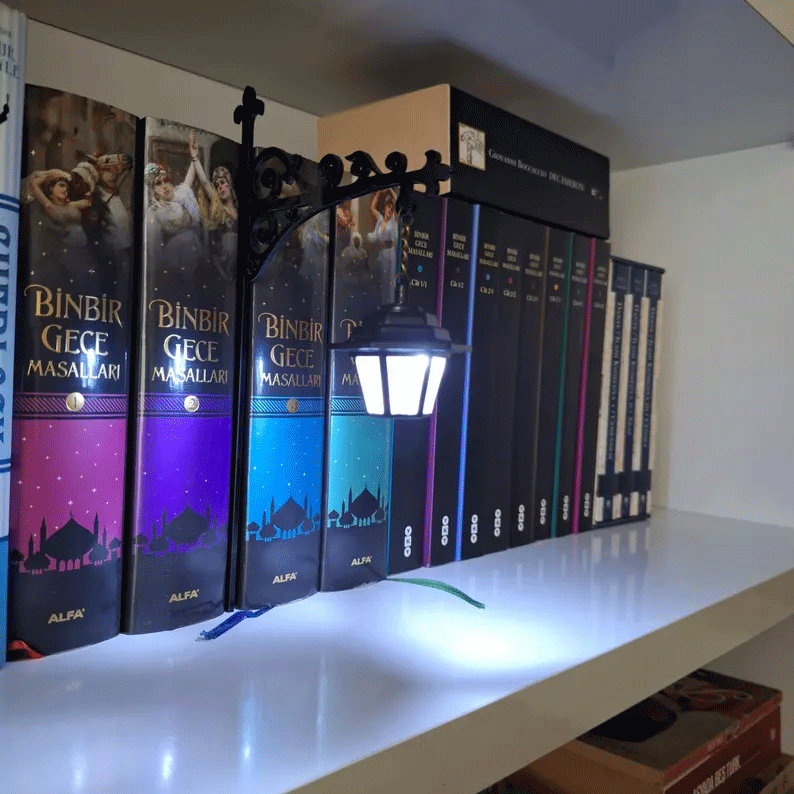 Library Lantern Decorative Bookshelf Lighting - image 6