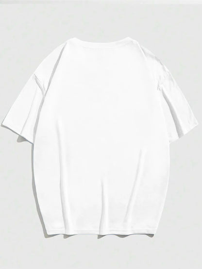 Men's Graphic T-Shirt Sizzling Crispy Strips Of Bacon On White Shirt Bacon