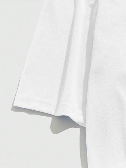 Women's Graphic T-Shirt Amazing Loving Strong Happy Beauty Gracious With Red Heart Accents Mother