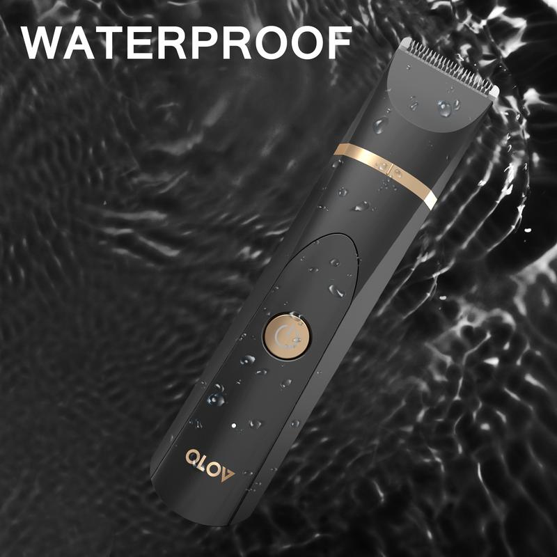 OLOV Electric Body Hair Shaver-Groin Hair Trimmer, Ball Trimmer for Men - Replaceable Ceramic Blade Heads,USB  - image 2